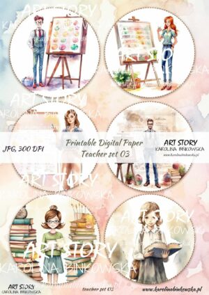 Elementy do wycinania - Teacher Set 03 - DIGI