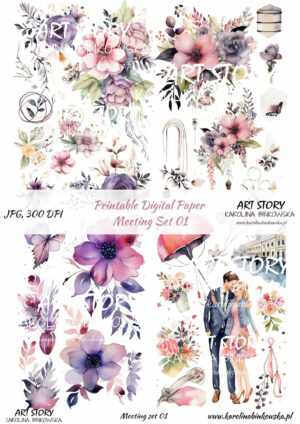 Elementy do wycinania - Meeting set 01 - DIGI