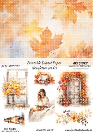 Elementy do wycinania - Newsletter set 05 - DIGI