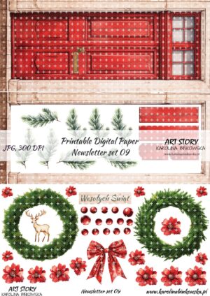 Elementy do wycinania - Newsletter set 09 - DIGI