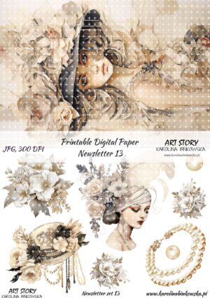 Elementy do wycinania - Newsletter set 13 - DIGI