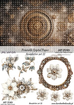 Elementy do wycinania - Newsletter set 11 - DIGI