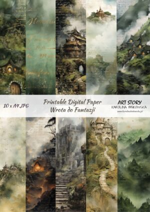 Zestaw papierów - Wrota do Fantazji - DIGI