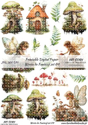 Elementy do wycinania - Wrota do Fantazji set 04 - DIGI