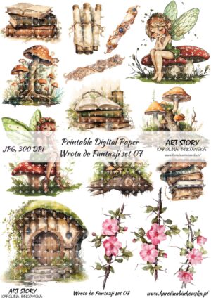 Elementy do wycinania - Wrota do Fantazji set 07 - DIGI