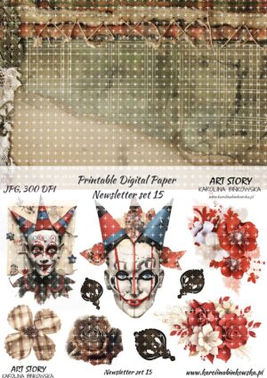 Elementy do wycinania - Newsletter set 15 - DIGI