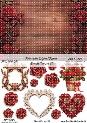 Elementy do wycinania - Newsletter set 16 - DIGI