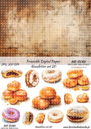 Elementy do wycinania - Newsletter set 20 - DIGI