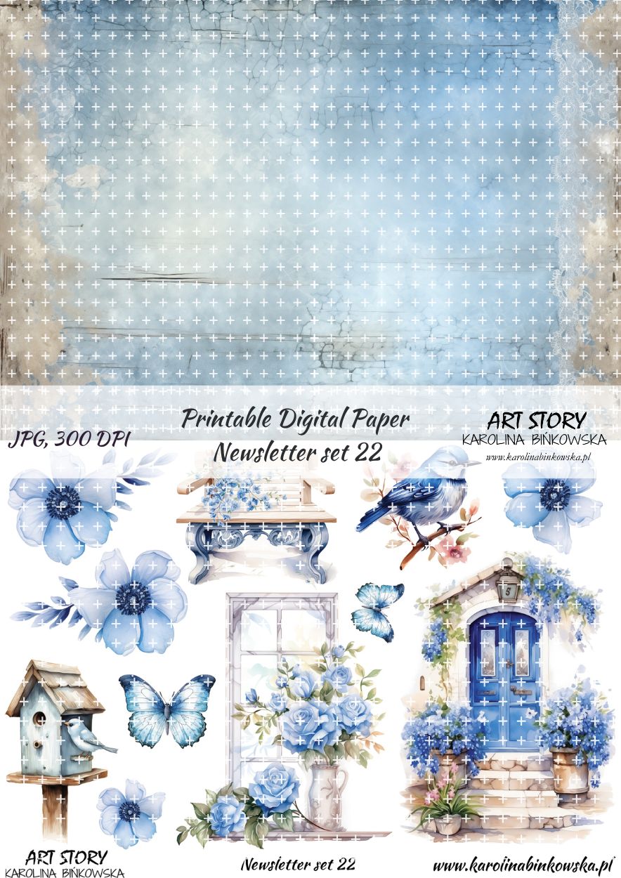 Elementy do wycinania - Newsletter set 22 - DIGI