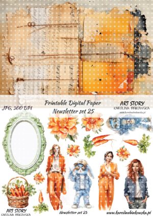 Elementy do wycinania - Newsletter set 25 - DIGI