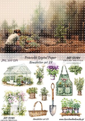 Elementy do wycinania - Newsletter set 27 - DIGI