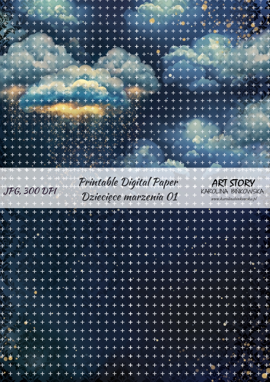 Zestaw papierów - Dziecięce marzenia - DIGI - obrazek 2