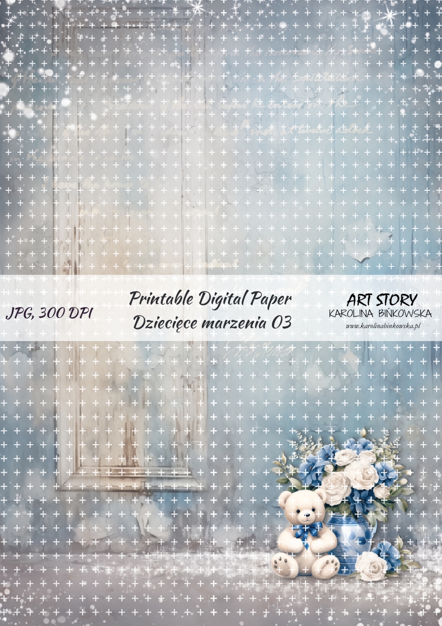 Zestaw papierów - Dziecięce marzenia - DIGI - obrazek 4