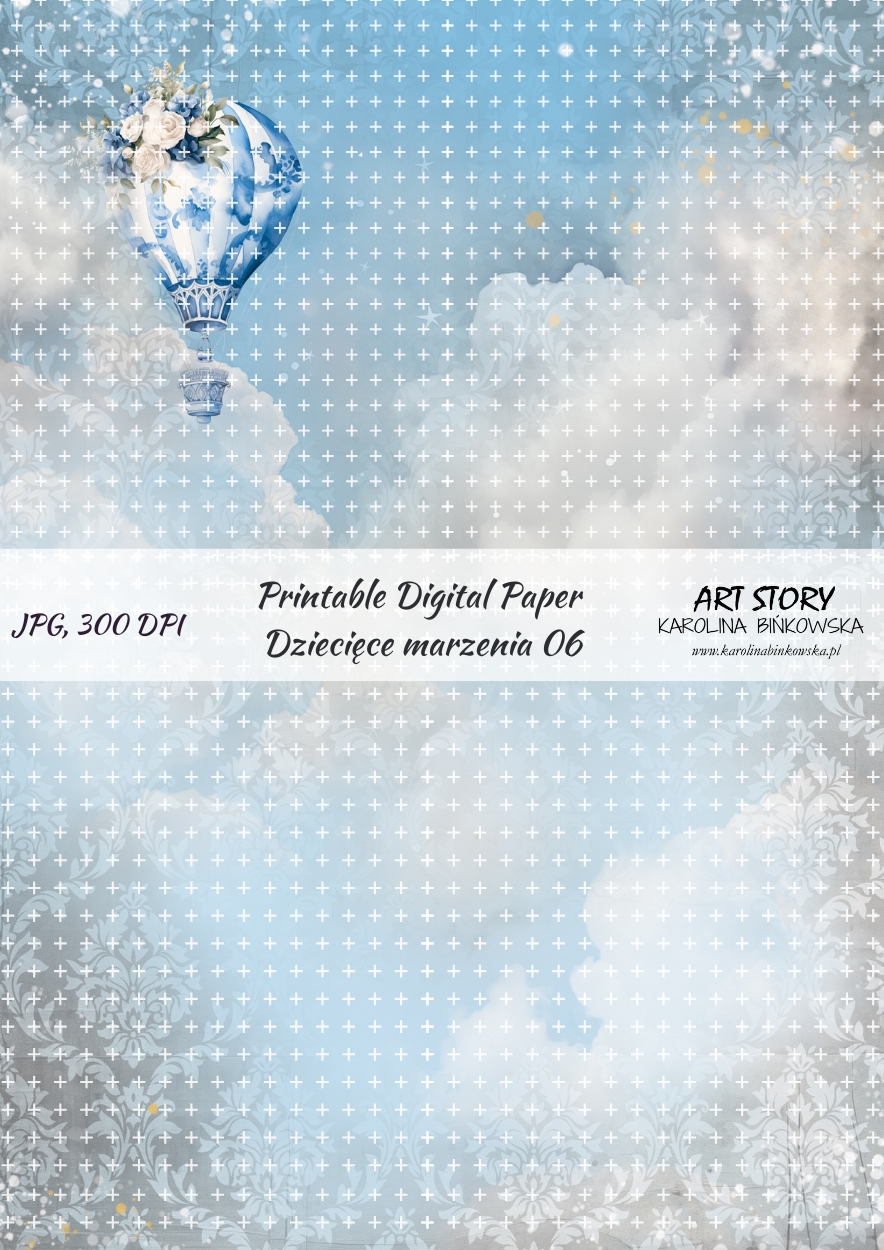 Zestaw papierów - Dziecięce marzenia - DIGI - obrazek 7