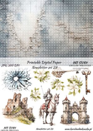 Elementy do wycinania - Newsletter set 29 - DIGI