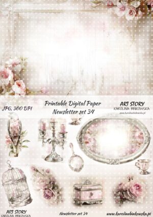 Elementy do wycinania - Newsletter set 34 - DIGI