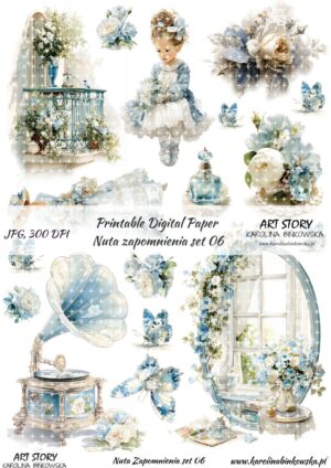 Elementy do wycinania - Nuta Zapomnienia set 06 - DIGI