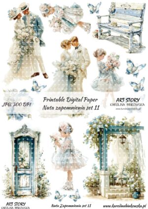 Elementy do wycinania - Nuta Zapomnienia set 11 - DIGI