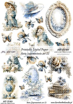 Elementy do wycinania - Nuta Zapomnienia set 13 - DIGI