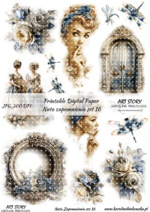 Elementy do wycinania - Nuta Zapomnienia set 16 - DIGI