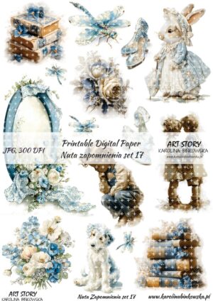 Elementy do wycinania - Nuta Zapomnienia set 17 - DIGI