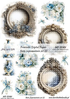 Elementy do wycinania - Nuta Zapomnienia set 21 - DIGI