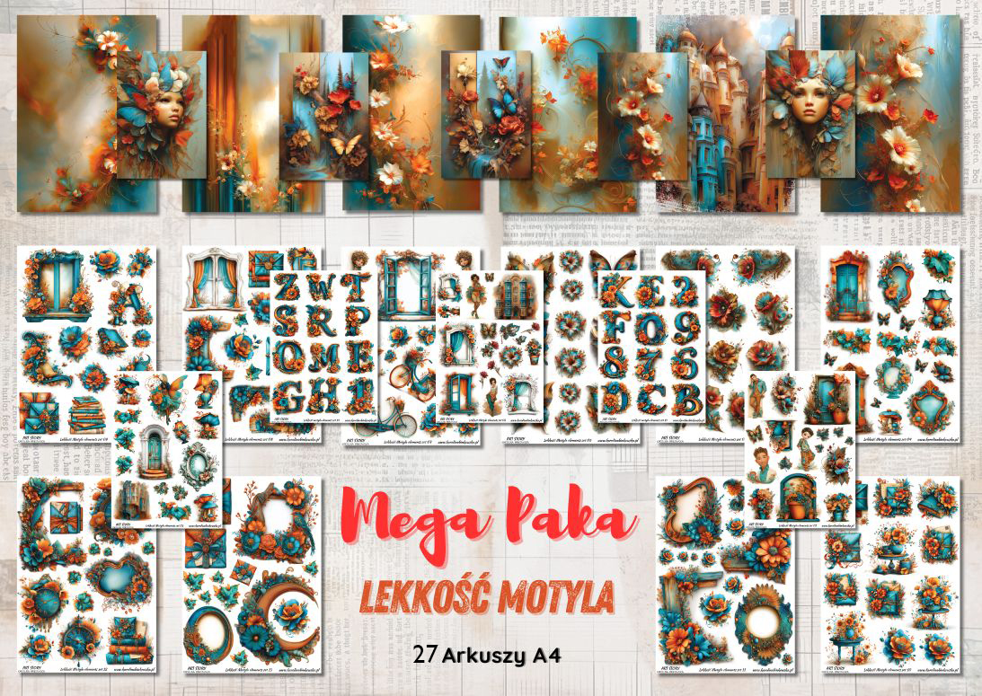 Mega Paka - Lekkość Motyla + elementy - DIGI