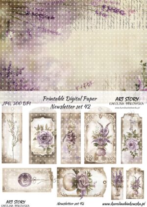 Elementy do wycinania - Newsletter set 42 - DIGI