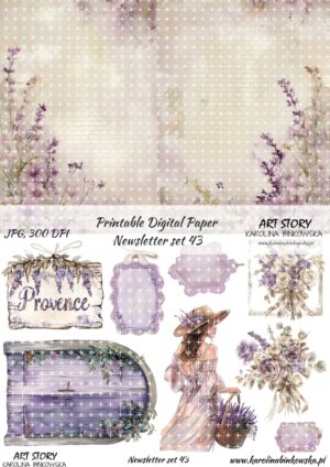 Elementy do wycinania - Newsletter set 43 - DIGI