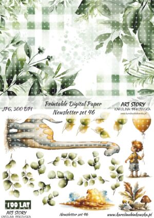 Elementy do wycinania - Newsletter set 46 - DIGI