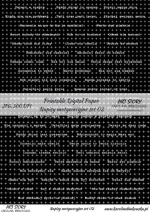 Elementy do wycinania - Napisy motywacyjne set 02 - DIGI napisy