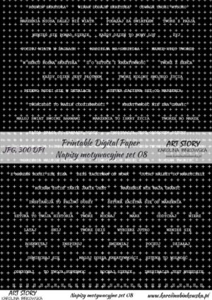 Elementy do wycinania - Napisy motywacyjne set 08 - DIGI napisy