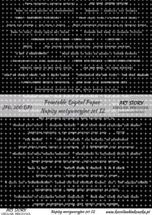 Elementy do wycinania - Napisy motywacyjne set 12 - DIGI napisy