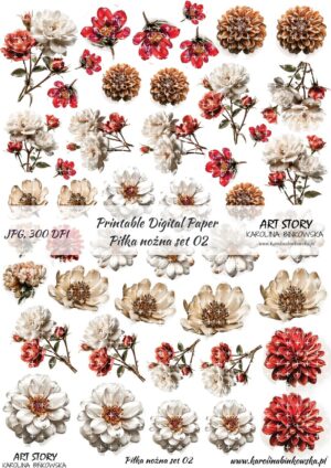 Elementy do wycinania - Piłka nożna set 02 - DIGI