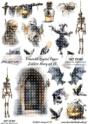 Elementy do wycinania - Zaklęte mury set 15 - DIGI