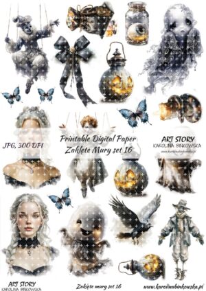 Elementy do wycinania - Zaklęte mury set 16 - DIGI