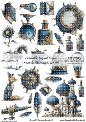 Elementy do wycinania - Kroniki Mechaniki set 06 - DIGI