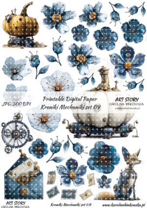 Elementy do wycinania - Kroniki Mechaniki set 09 - DIGI