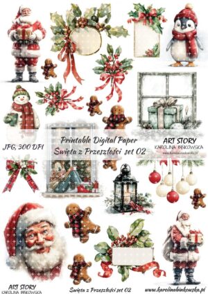 Elementy do wycinania - Święta z przeszłości set 02 - DIGI