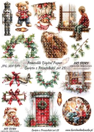 Elementy do wycinania - Święta z przeszłości set 25 - DIGI