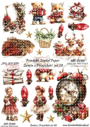 Elementy do wycinania - Święta z przeszłości set 28 - DIGI
