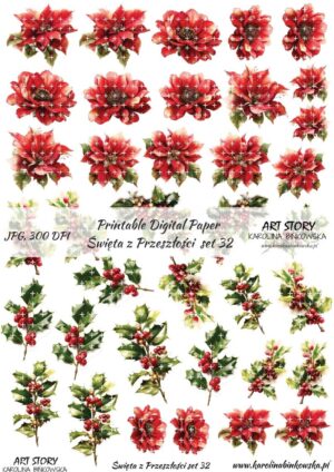 Elementy do wycinania - Święta z przeszłości set 32 - DIGI