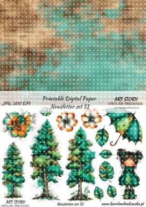 Elementy do wycinania - Newsletter set 51 - DIGI