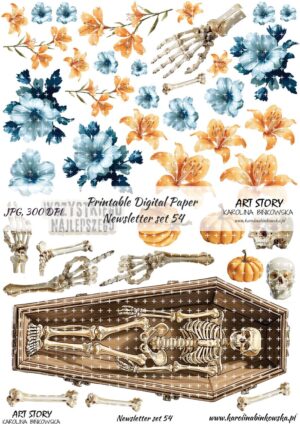 Elementy do wycinania - Newsletter set 54 - DIGI