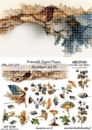 Elementy do wycinania - Newsletter set 55 - DIGI