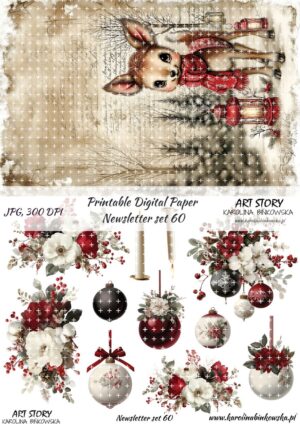 Elementy do wycinania - Newsletter set 60 - DIGI