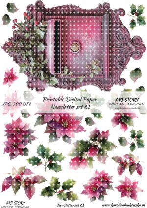 Elementy do wycinania - Newsletter set 61 - DIGI
