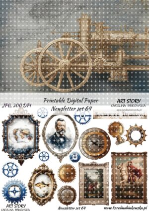 Elementy do wycinania - Newsletter set 64 - DIGI