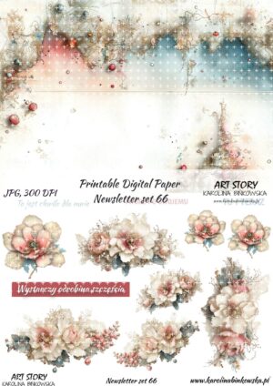 Elementy do wycinania - Newsletter set 66 - DIGI