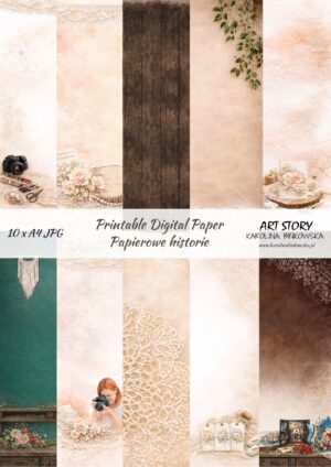 Zestaw papierów - Papierowe historie  - DIGI